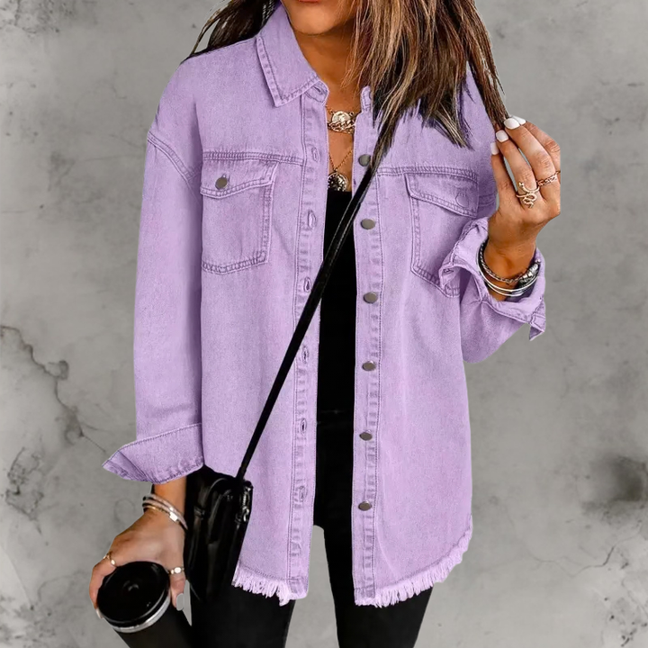 Kian™ | Casual Denim Jas Met Knopen