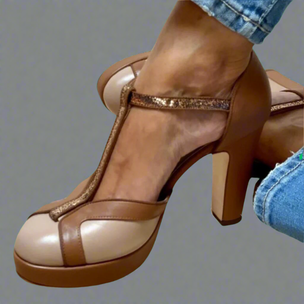 Niara™ | Elegant and Comfortable Heeled Sandals