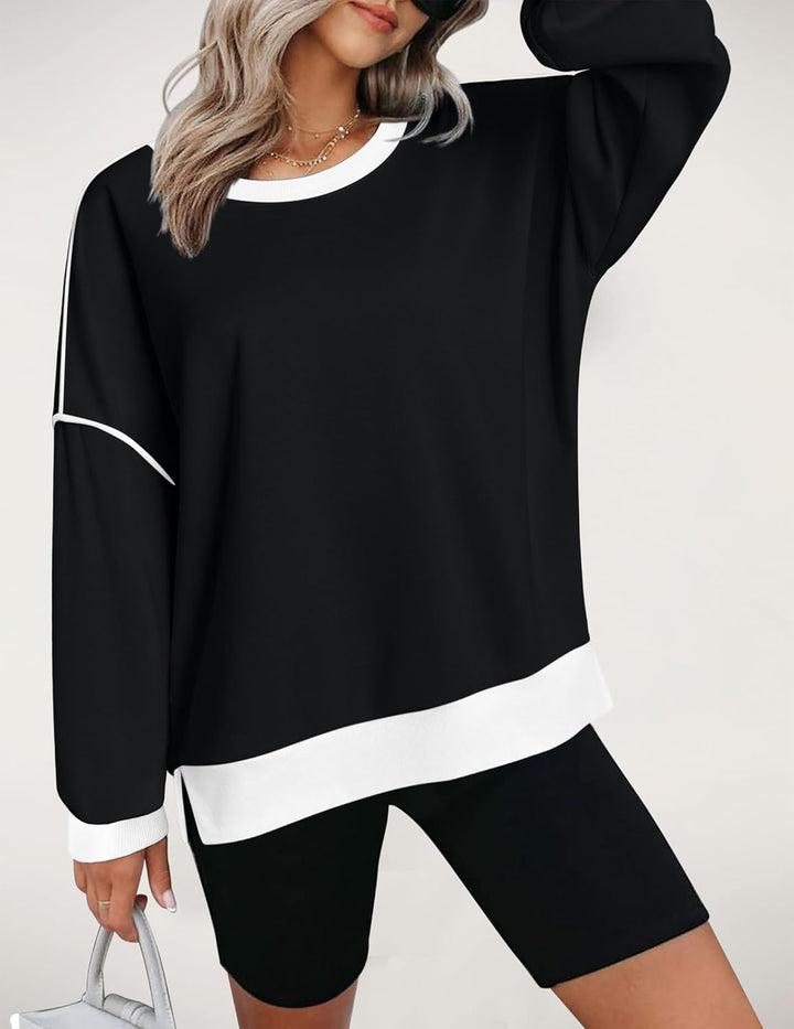 Zeagoo Women Oversize Sweatshirts Pullover Tops