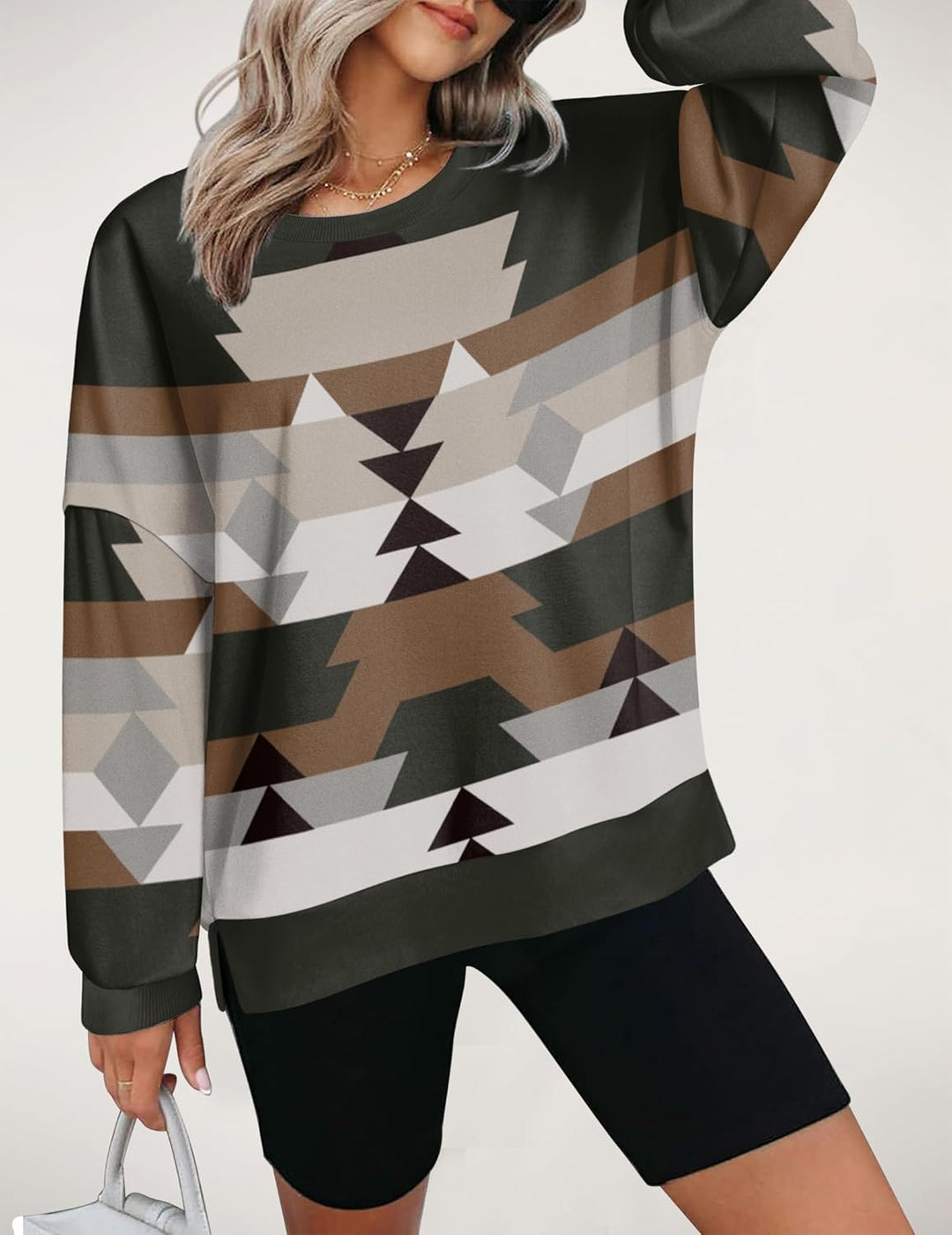 Zeagoo Women Oversize Sweatshirts Pullover Tops