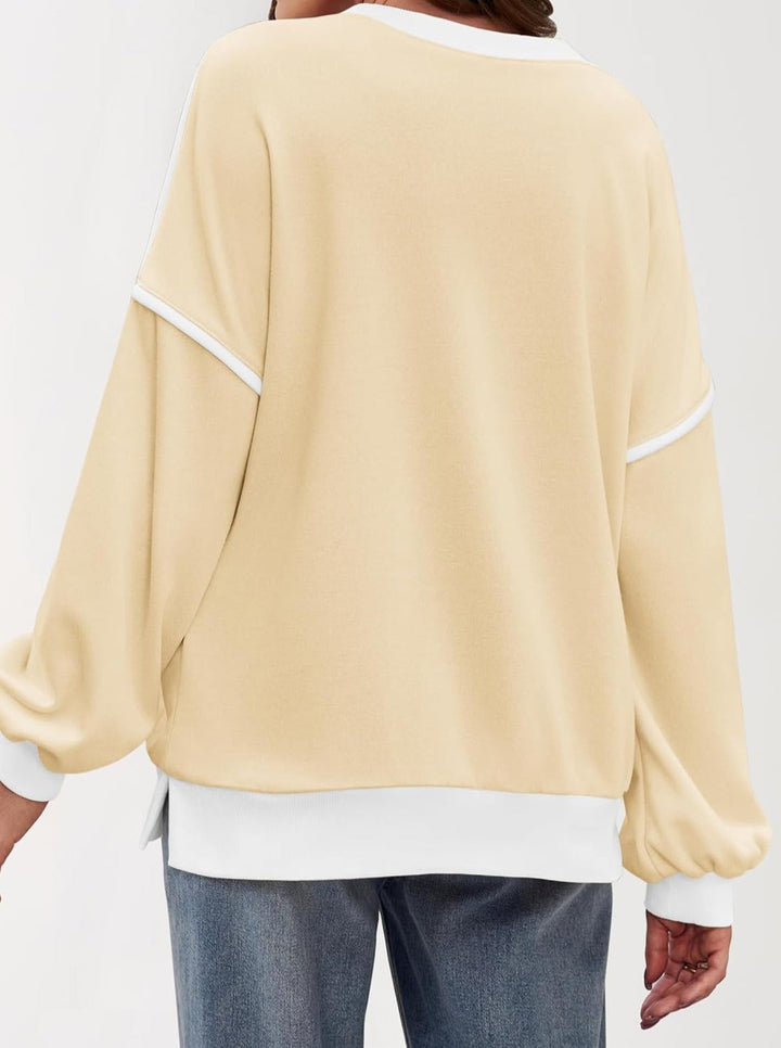Zeagoo Women Oversize Sweatshirts Pullover Tops