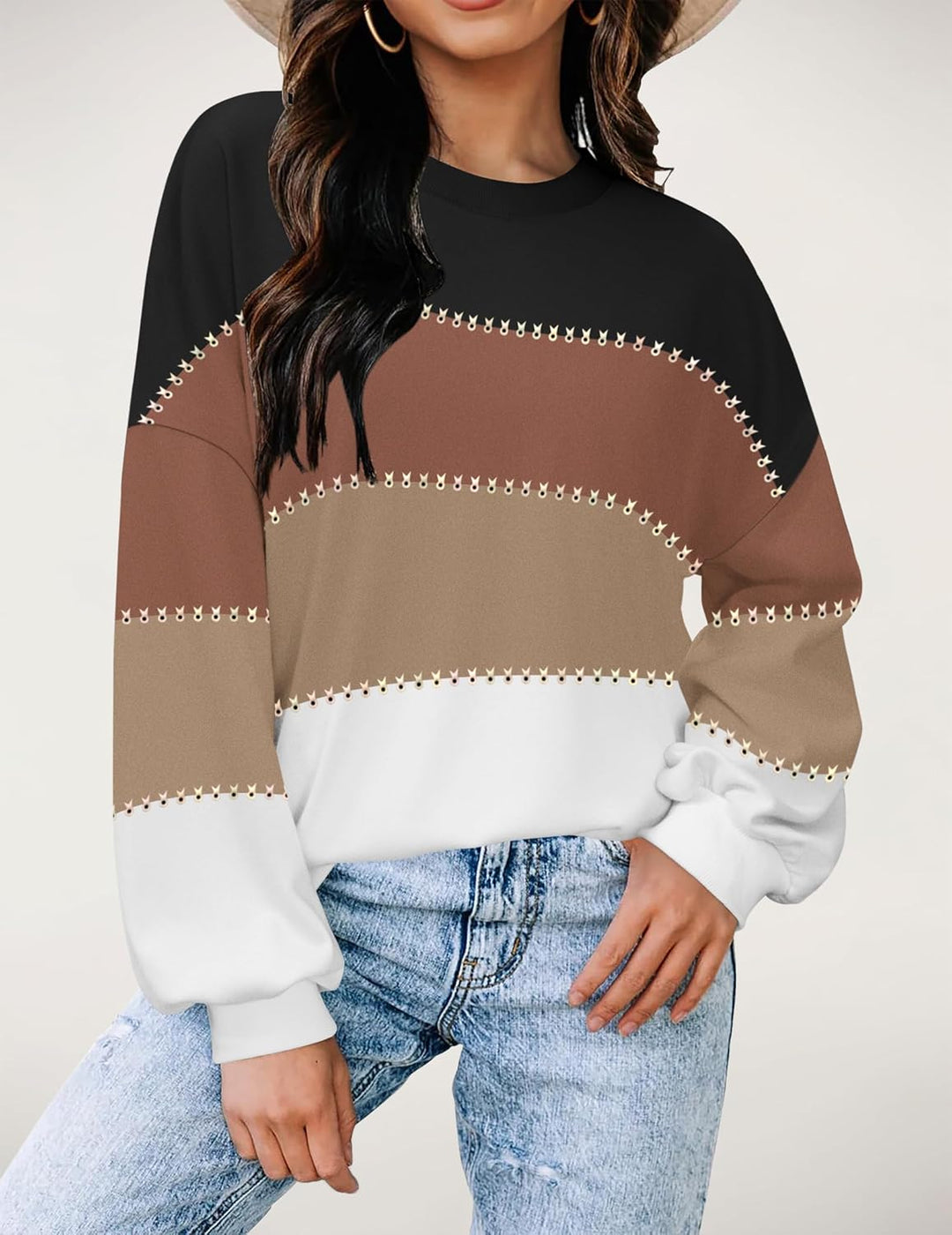 Zeagoo Women Oversize Sweatshirts Pullover Tops