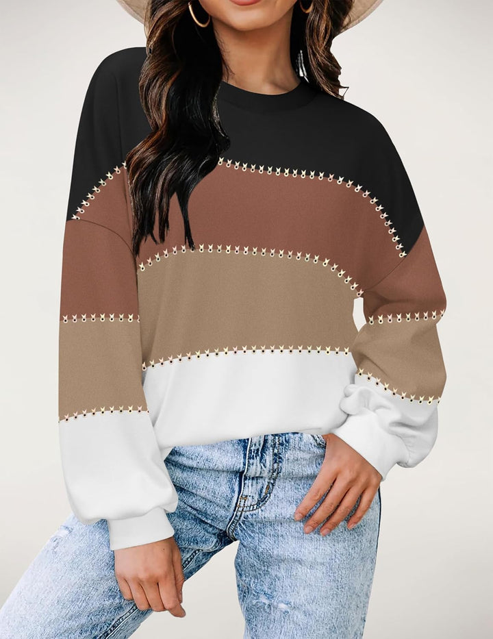 Zeagoo Women Oversize Sweatshirts Pullover Tops