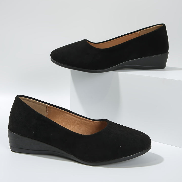 ELISA | COMFORTABLE BALLERINA FLATS WITH WEDGE HEELS