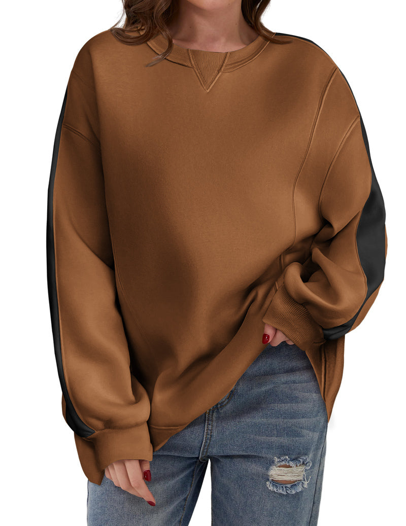 Zeagoo Womens Oversized Sweatshirts Hoodies Fleece Crew Neck Pullover