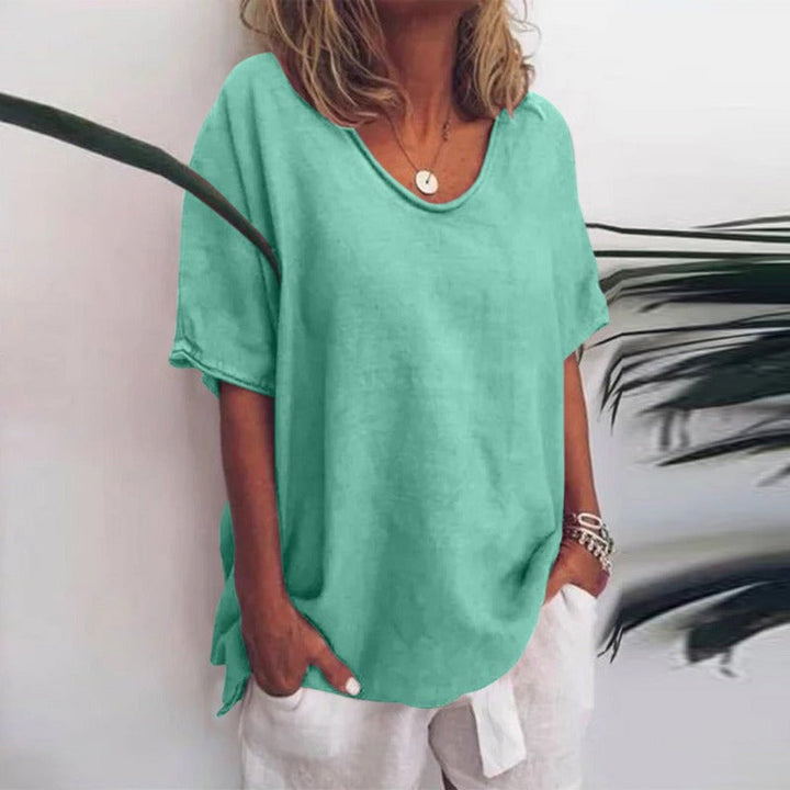 Willow | Relaxed Linen-Look Tee