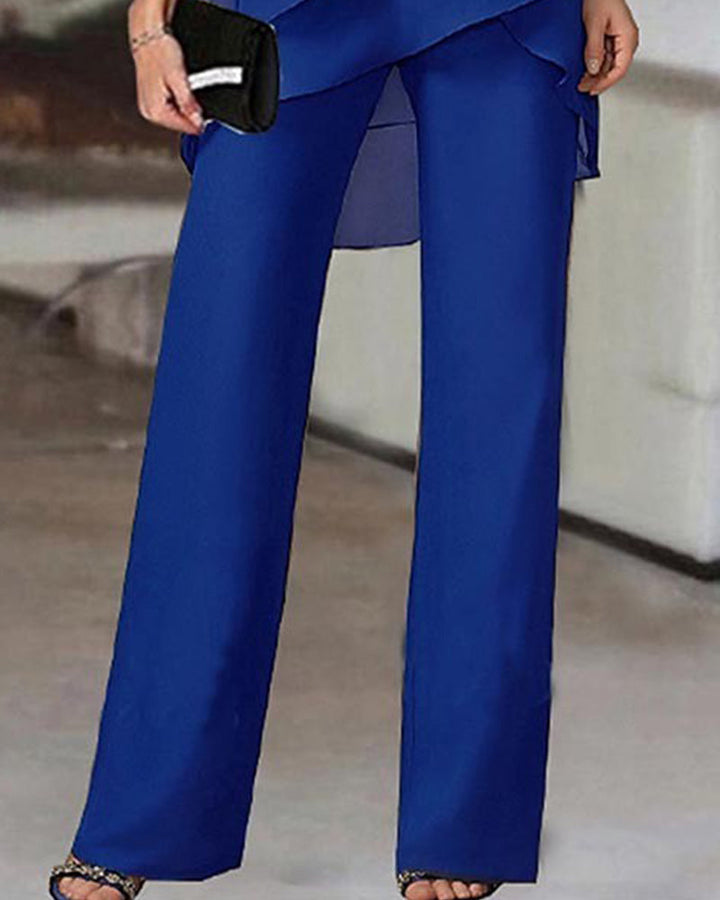 Elegant Formal Chiffon 2-Piece Matching Set