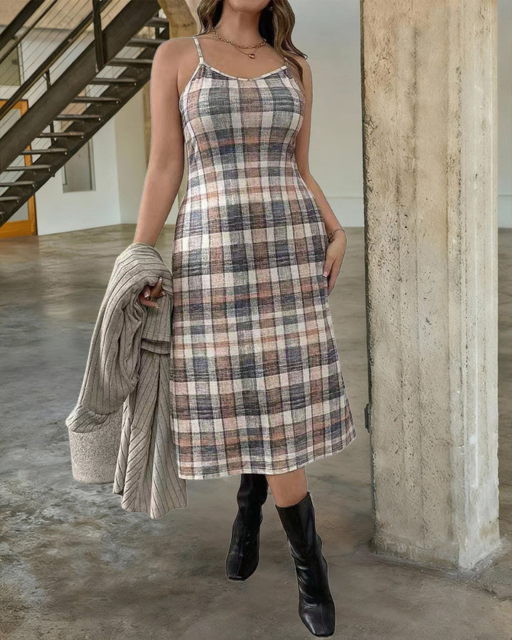 Elegant Knit Cardigan Dress Matching Set
