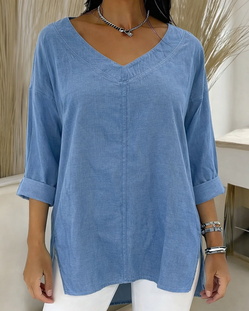 Essential Soft V-neck Top