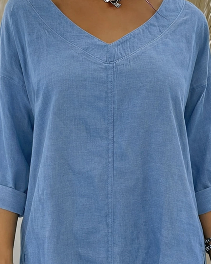 Essential Soft V-neck Top