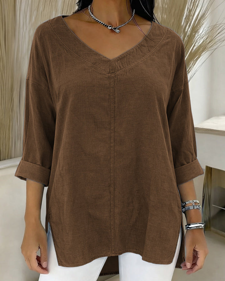 Essential Soft V-neck Top