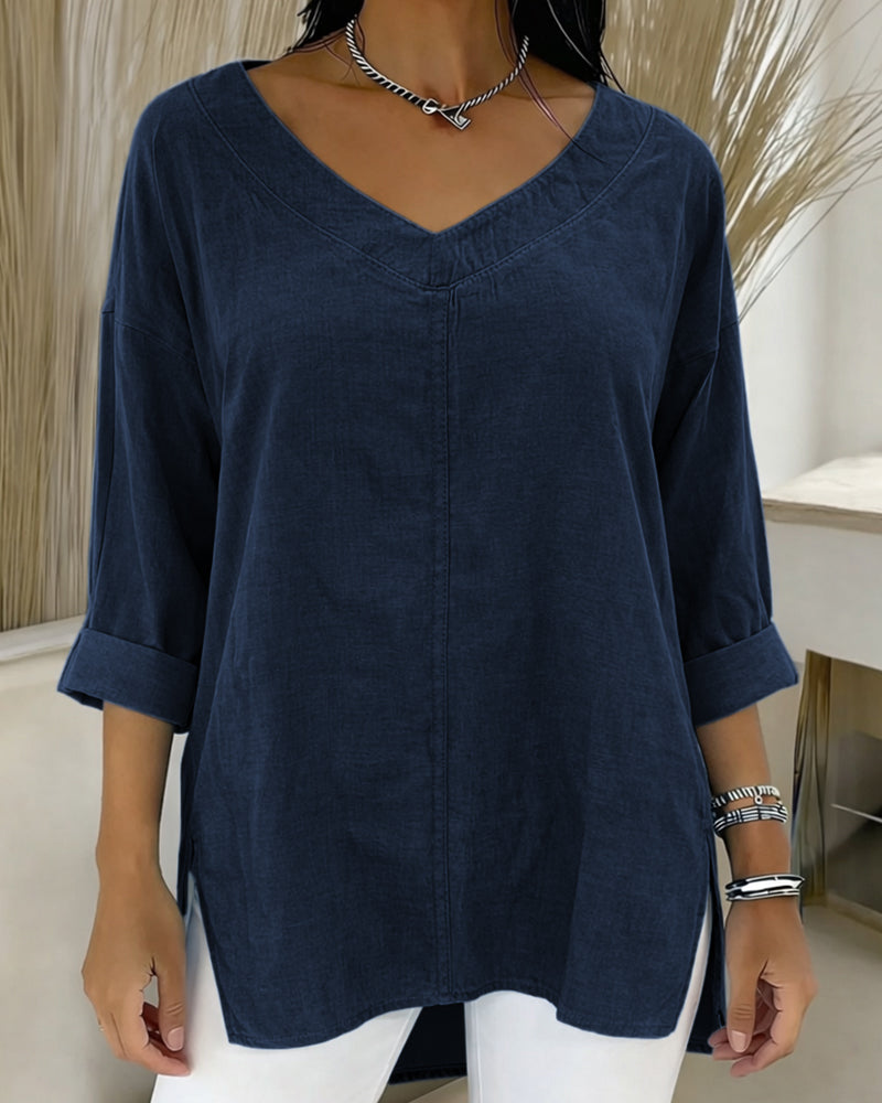 Essential Soft V-neck Top