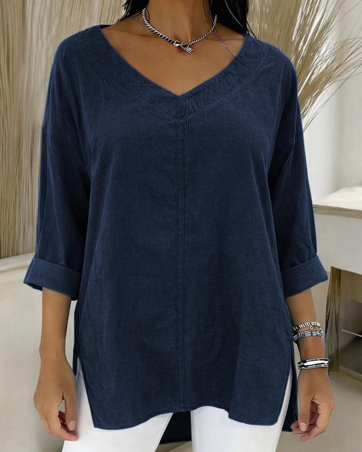 Essential Soft V-neck Top