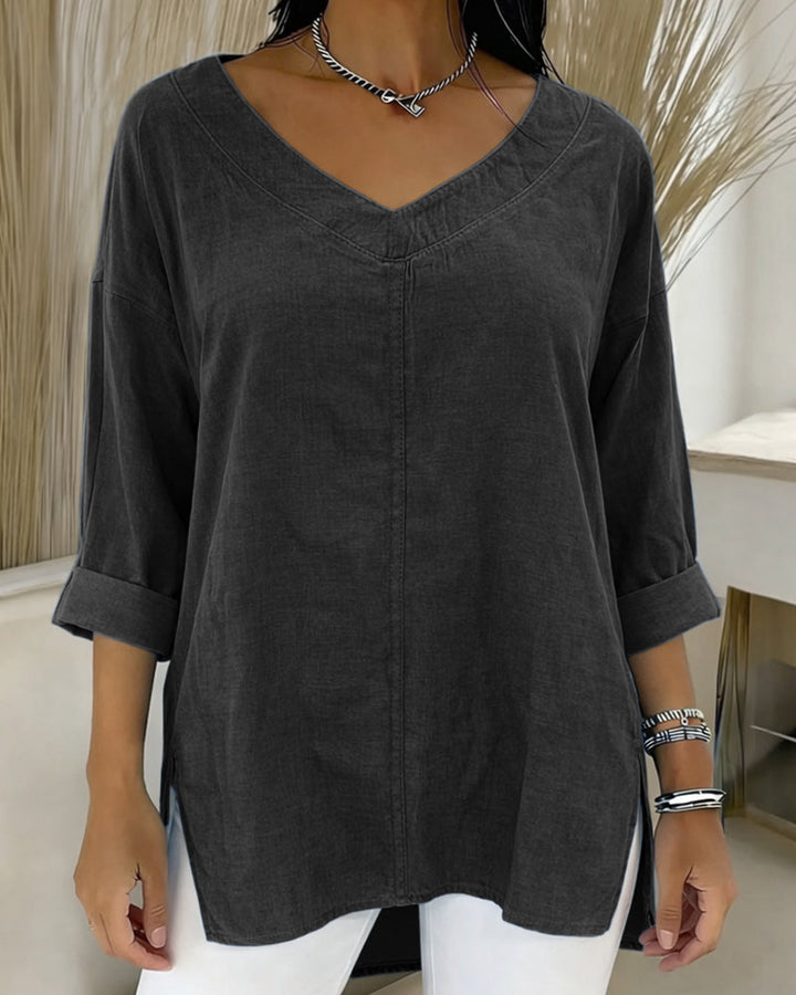 Essential Soft V-neck Top