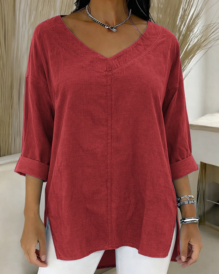 Essential Soft V-neck Top