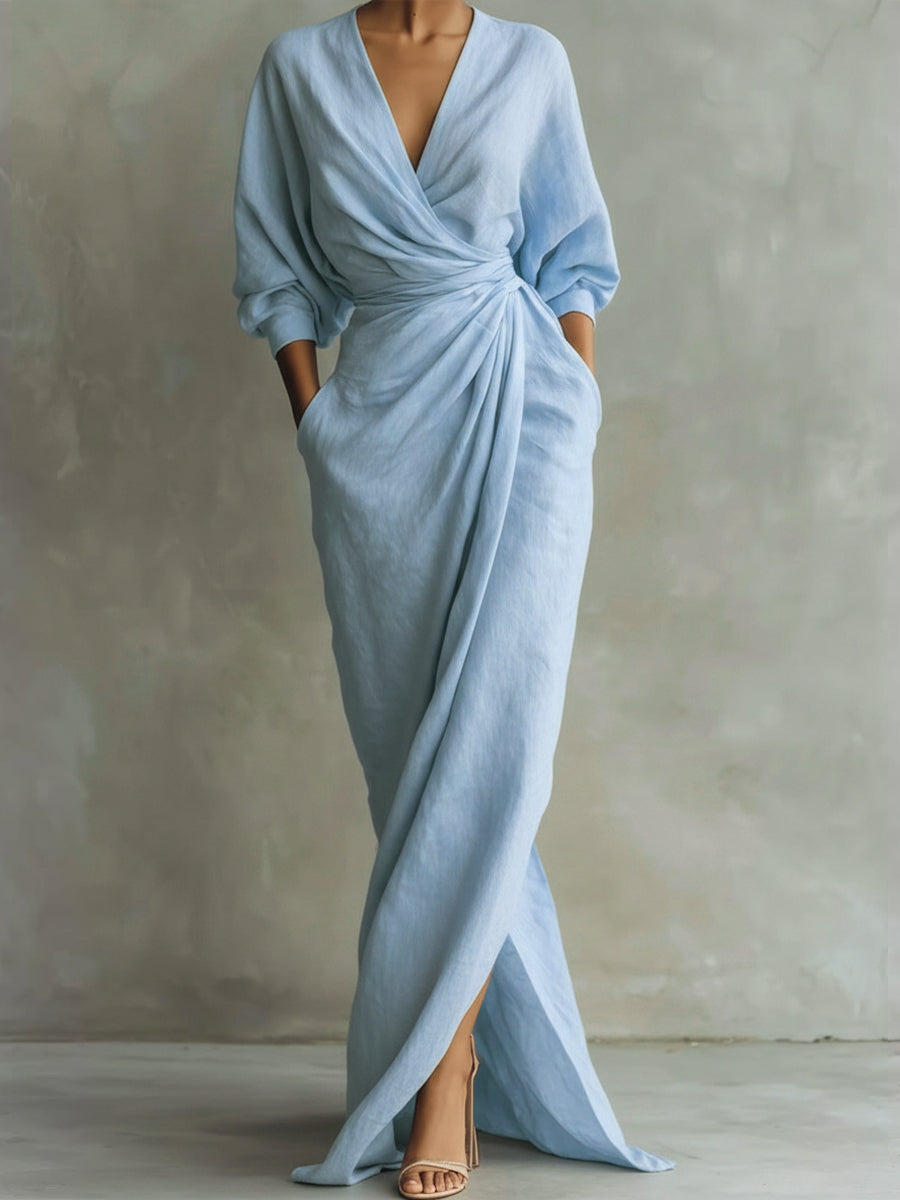 Avalonni | Elegant Wrap Maxi Dress