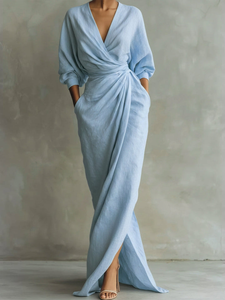 Avalonni | Elegant Wrap Maxi Dress