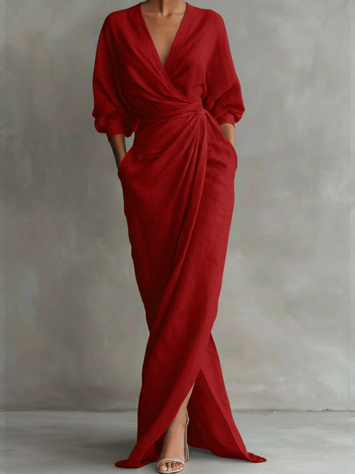 Avalonni | Elegant Wrap Maxi Dress