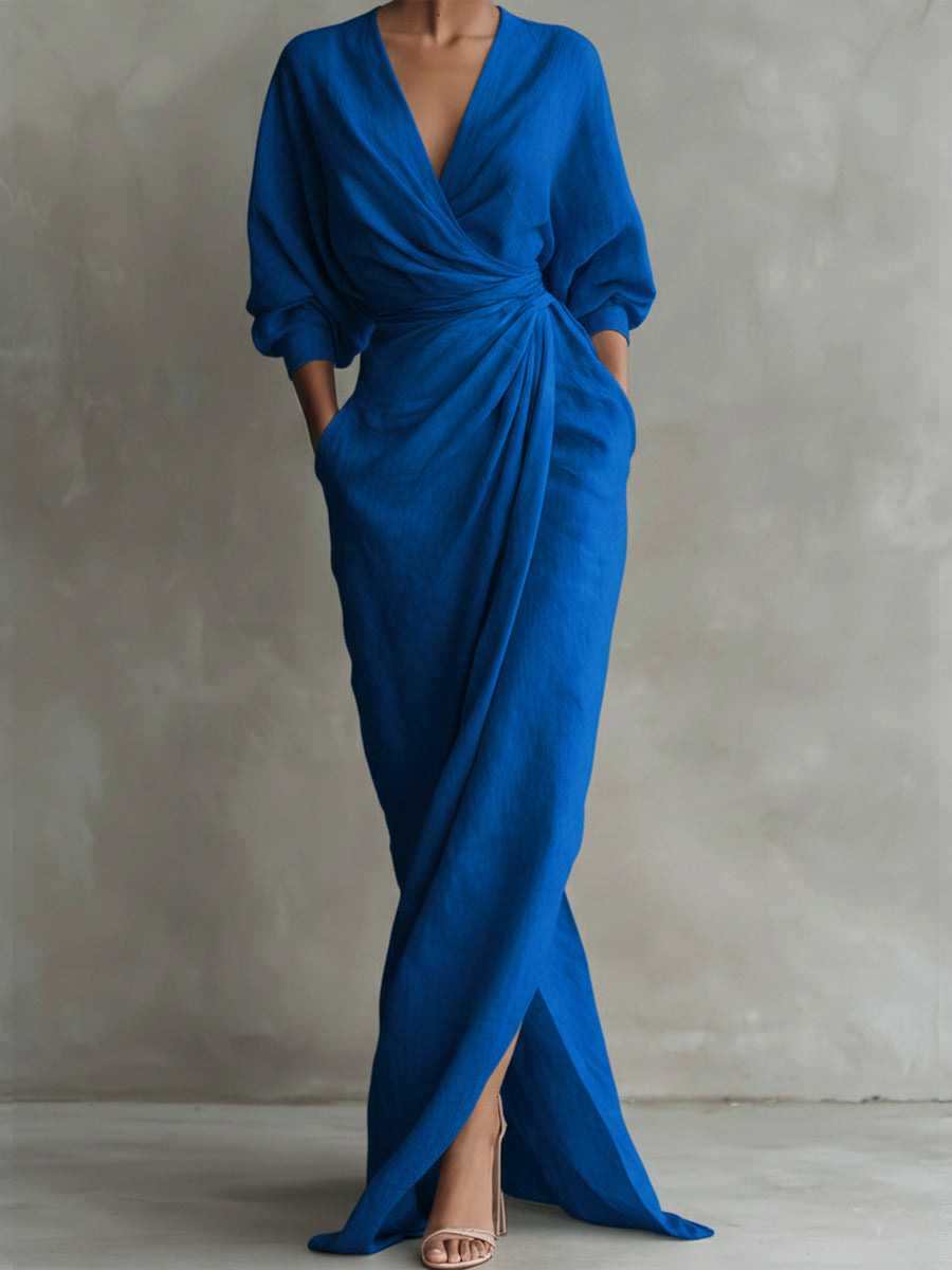 Avalonni | Elegant Wrap Maxi Dress