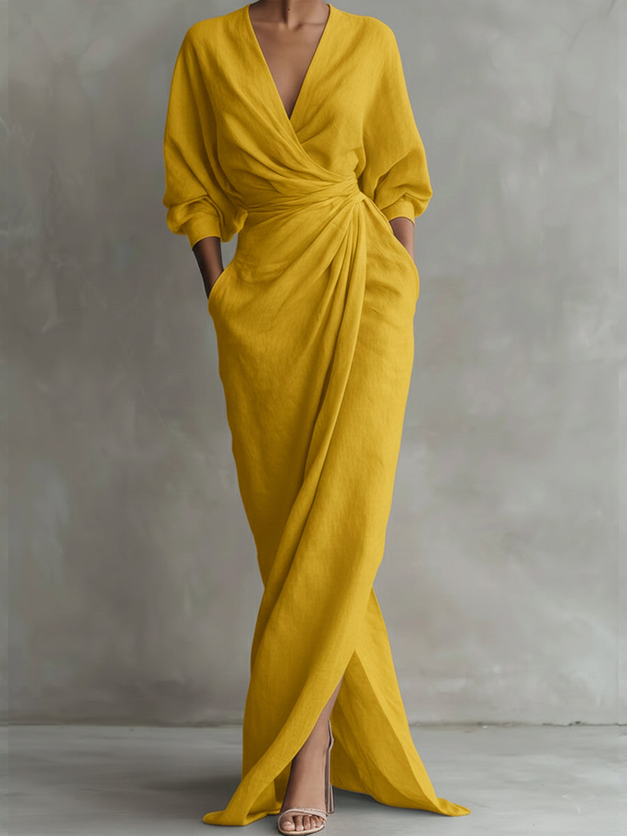 Avalonni | Elegant Wrap Maxi Dress